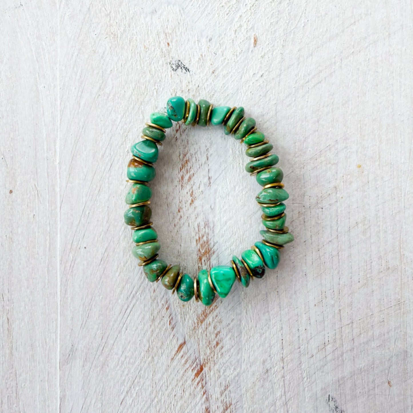 Turquoise beaded bracelet 