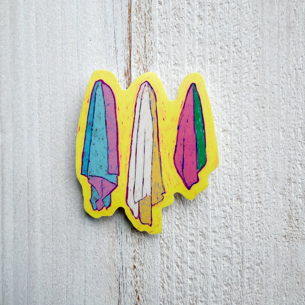 Beach Towel Vinyl Sticker