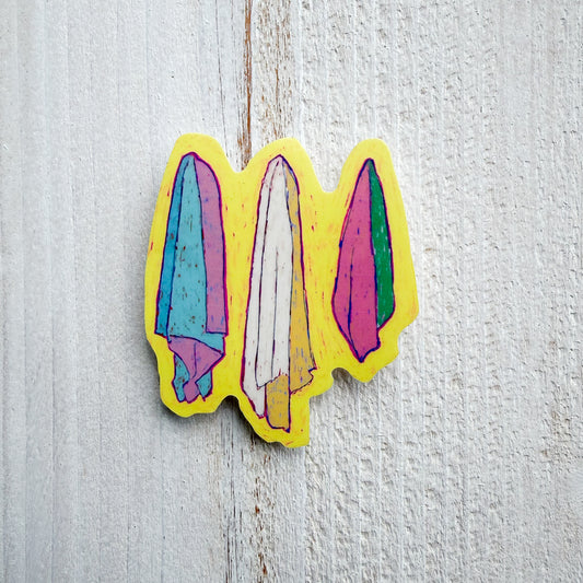 Beach Towel Vinyl Sticker