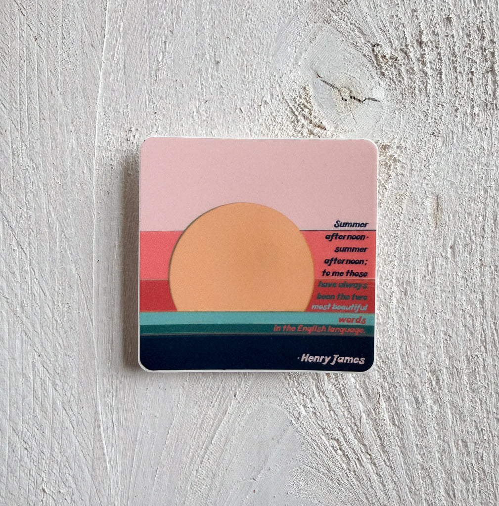 Sunset James Vinyl Sticker